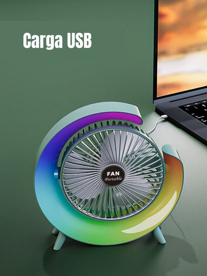 Ventilador & Lampara Colores | Oferta